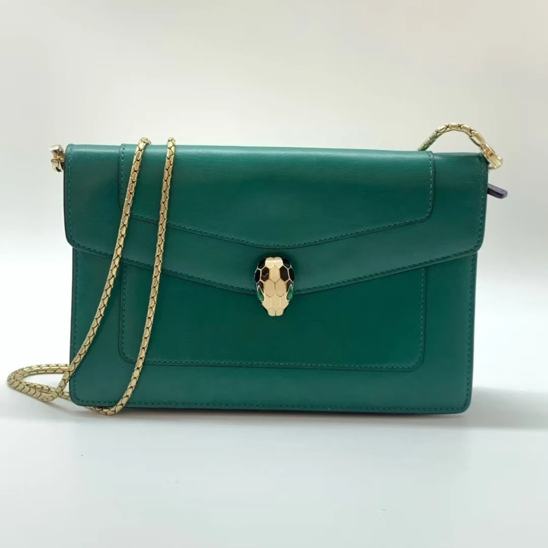 95新 BVLGARI/宝格丽 【白菜】 serpenti Forever蛇头/BGA800400068