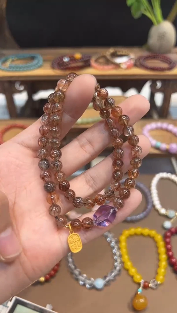 【闪购商品】水晶手串未镶嵌@@手饰