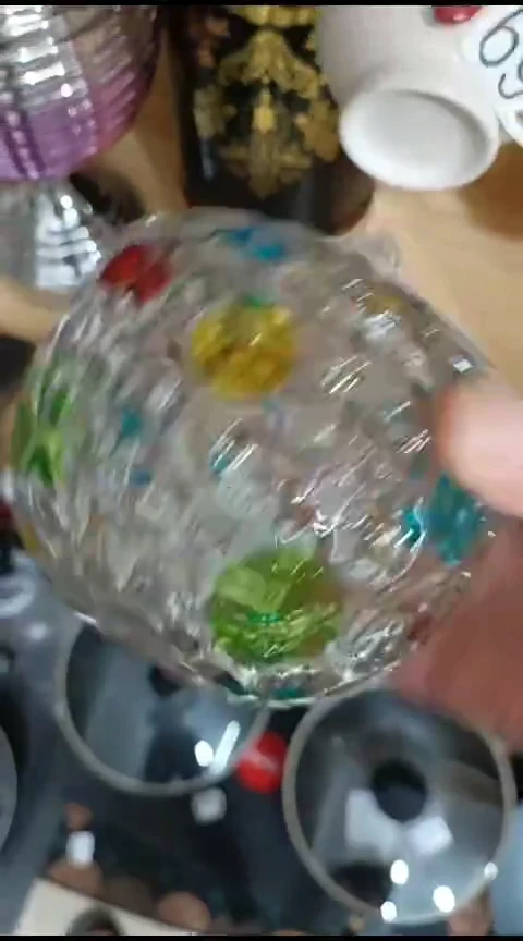 瓷849水晶糖果罐一个