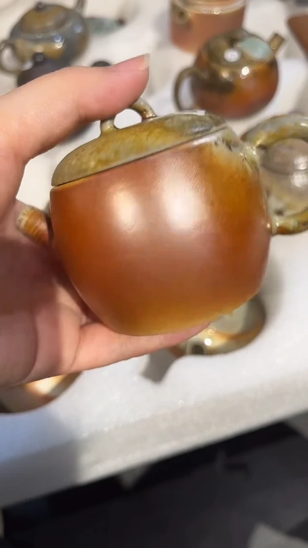 壶0433号容量120-130ML玫瑰金泥 底有顶钉