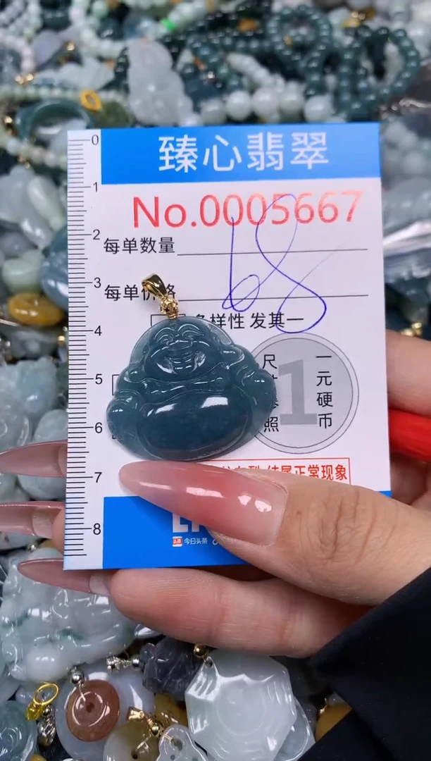 【闪购商品】翡翠颈饰未镶嵌含绳0005667