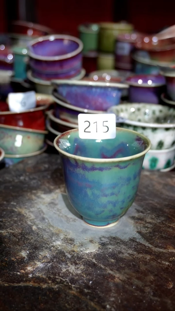 摆件精品窑变钧瓷茶器