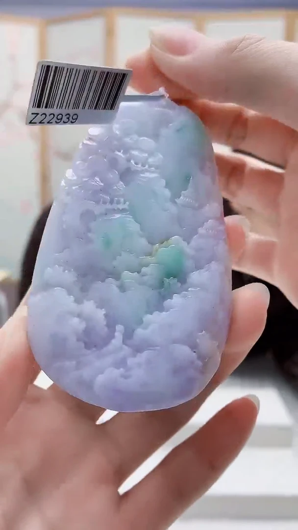 未镶嵌定制翡翠5145ry-毛货挂件64