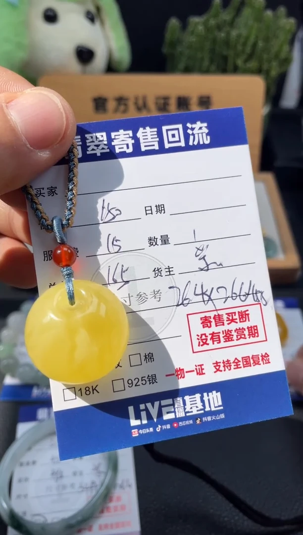 琥珀颈饰未镶嵌10149153