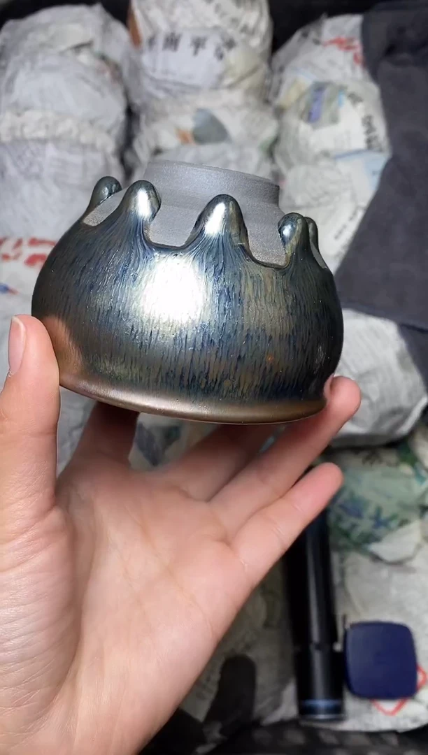 【闪购商品】茶盏八方来财 盏三疯建盏茶器