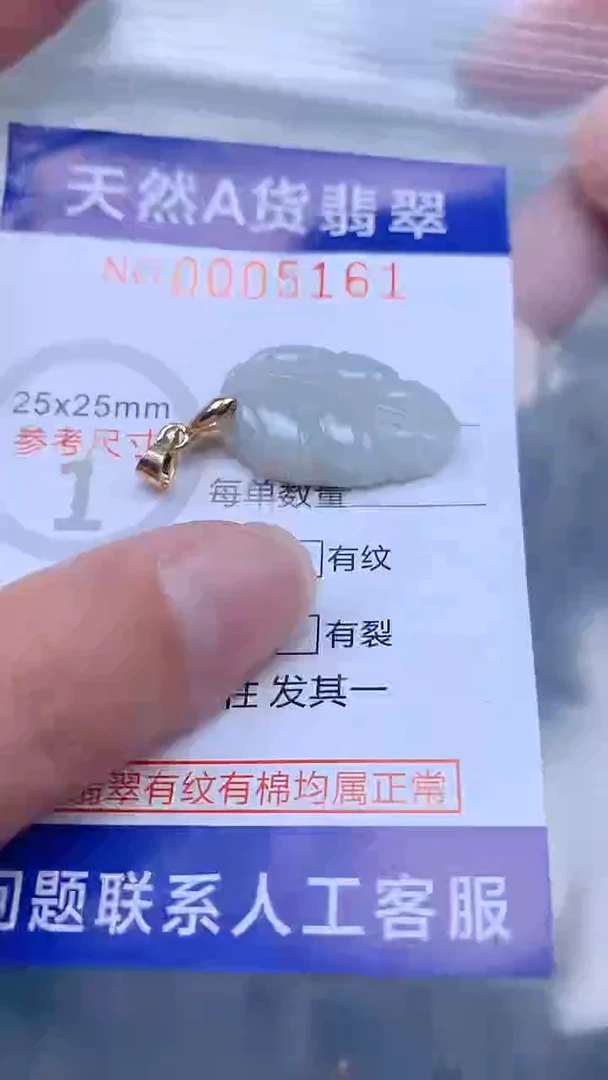翡翠未镶嵌吊坠(不含链)11
