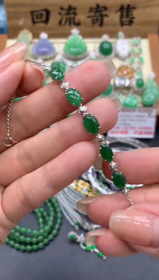 【闪购商品】翡翠手链未镶嵌270-中国好珍宝1