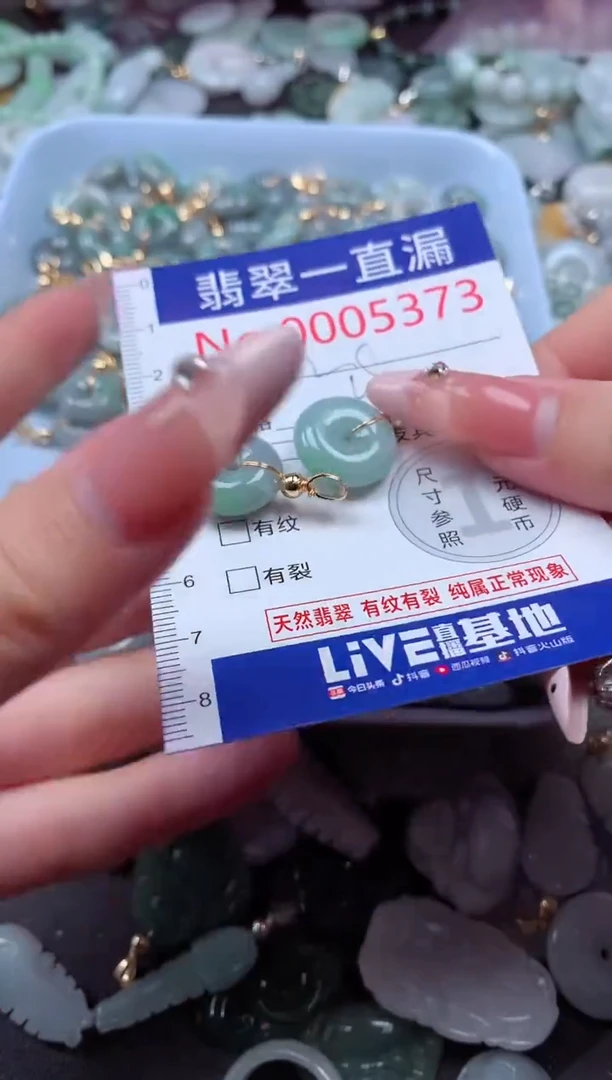 翡翠未镶嵌吊坠(不含链)5373