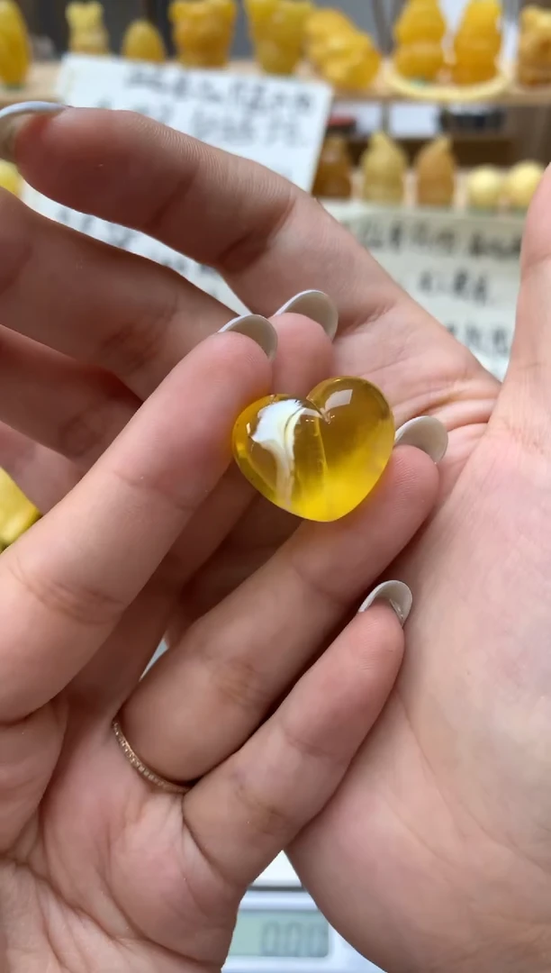 琥珀未镶嵌珠宝奇石032琥珀蜜蜡微瑕