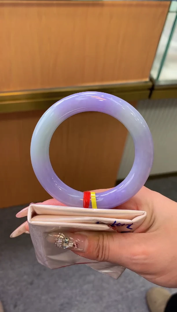 未镶嵌手镯翡翠-F31-圆条56.9