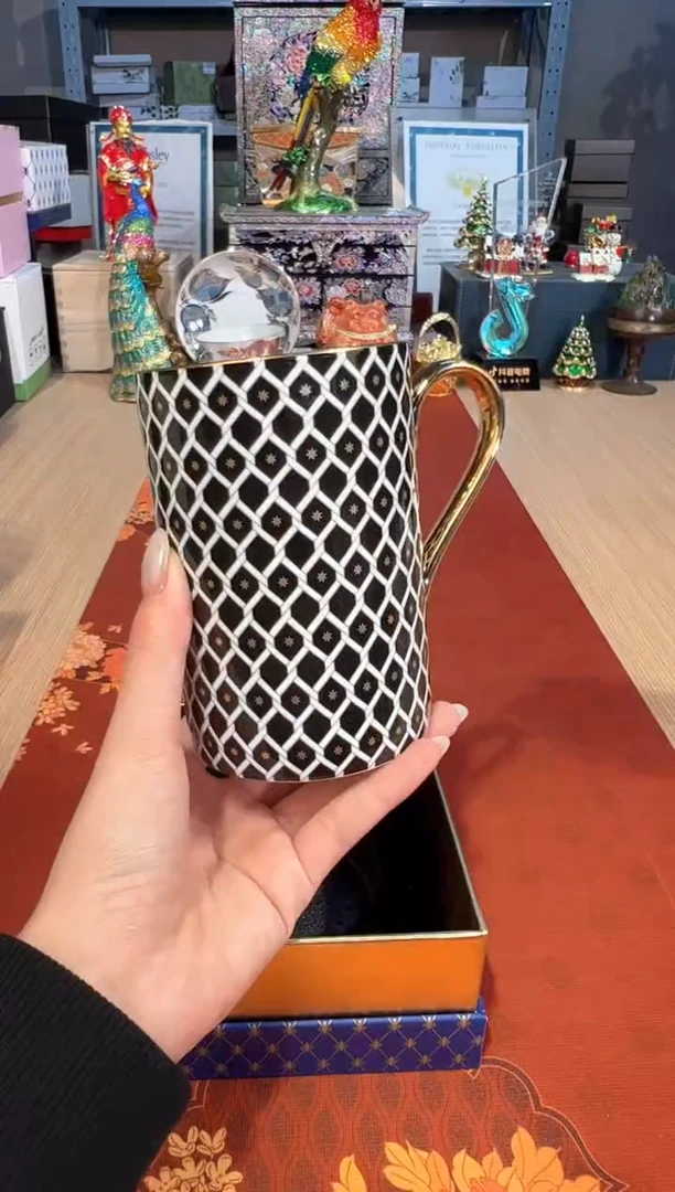 【闪购商品】杯113俄皇STAR黑色马克