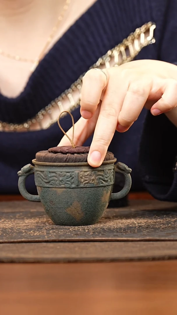 紫砂茶叶罐青铜小罐