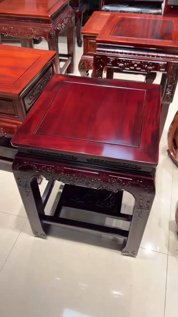 花梨木类书架福利款微瑕非酸角几