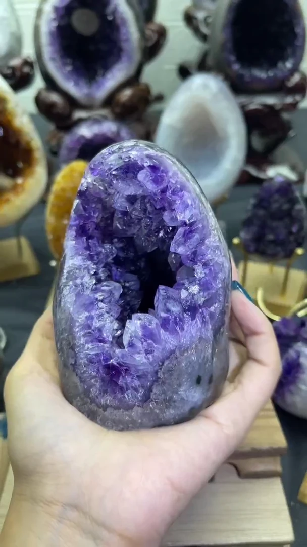未镶嵌大型摆件（非配饰）紫晶326号摆件