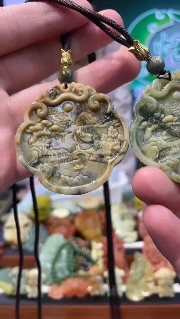 【闪购商品】岫玉吊坠未镶嵌·多样性发货*拍一发一