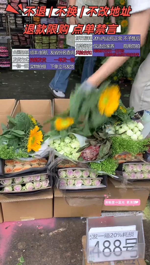488号♥含20%耗损发一箱