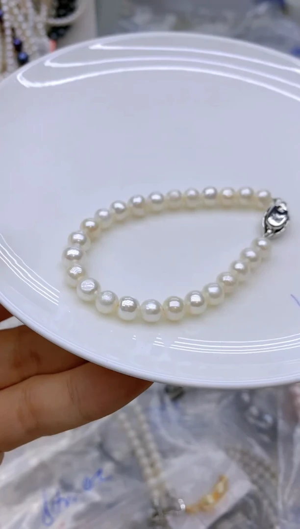未镶嵌1淡水珍珠手串