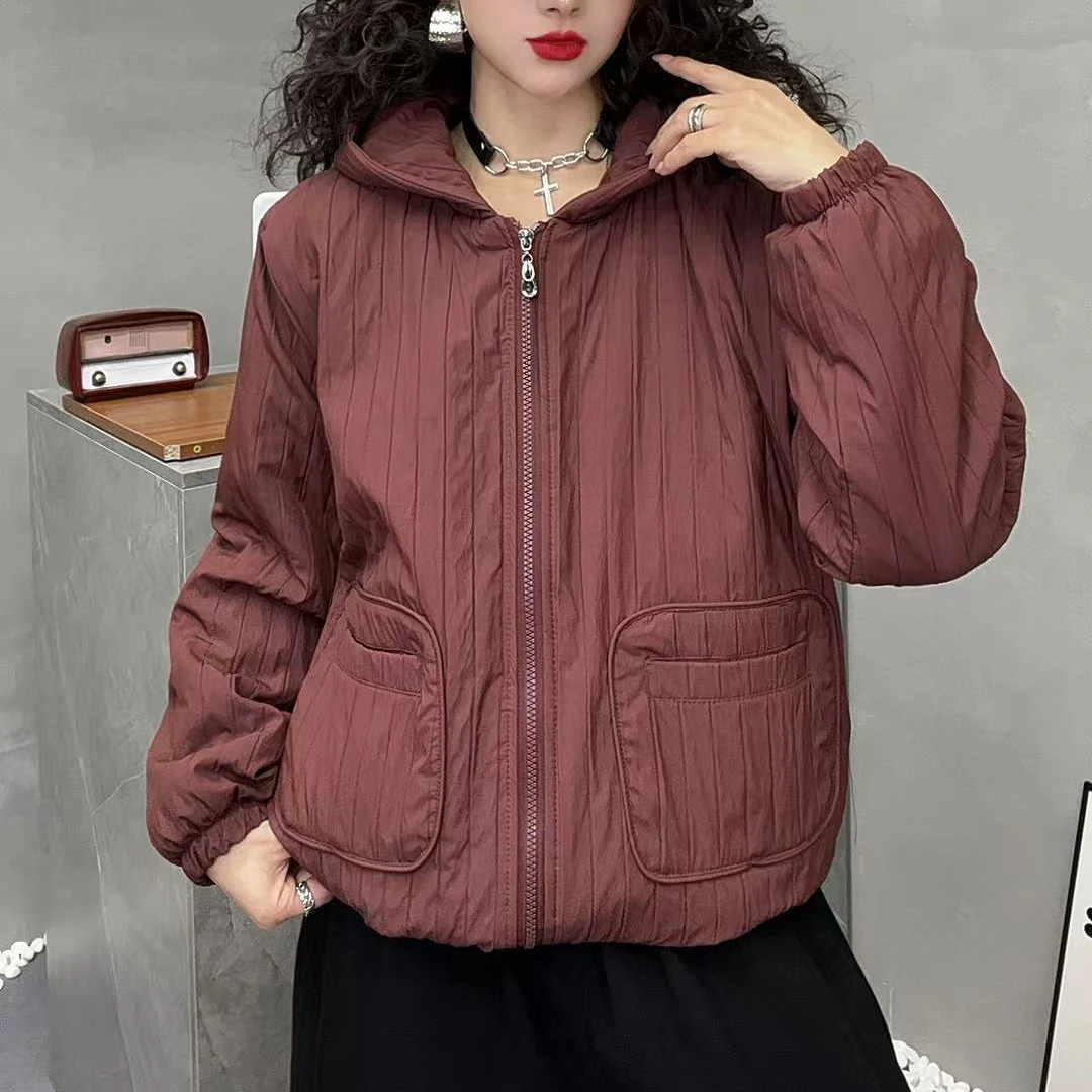 18527新款冬季加厚减龄时尚显瘦休闲棉服