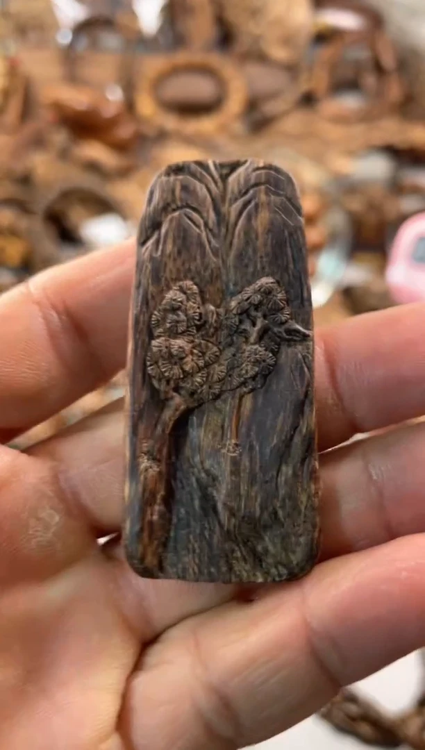 沉香沉香碎屑5.3克沉水达拉干  沉香