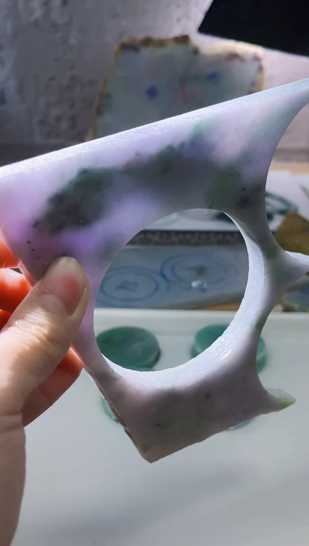 裸石翡翠天然翡翠A货古 南 873