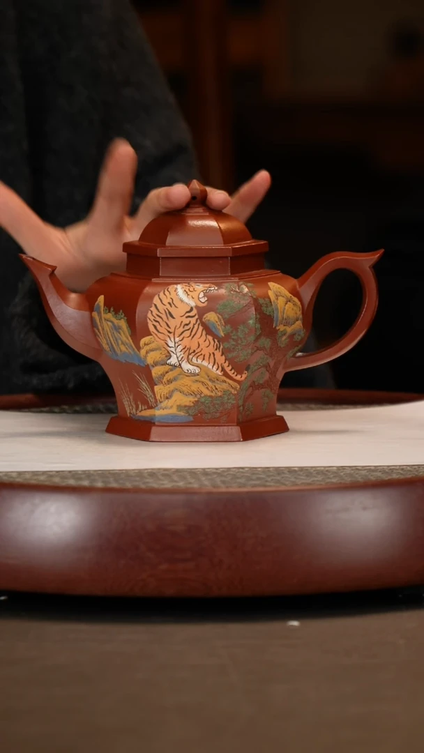 【闪购商品】紫砂茶壶六方宫灯