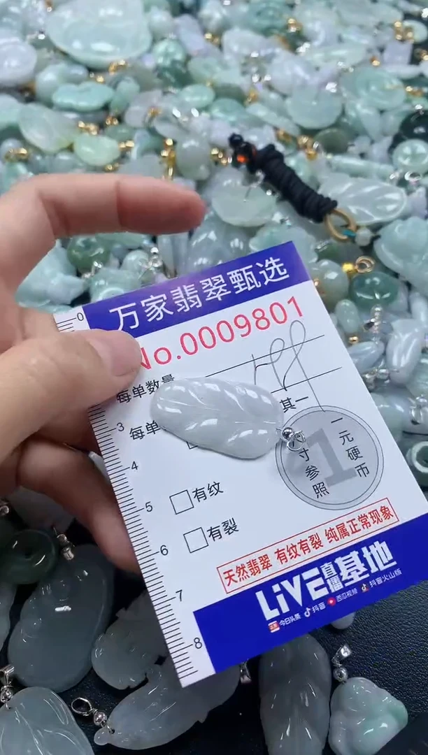 吊坠(不含链)未镶嵌翡翠9801