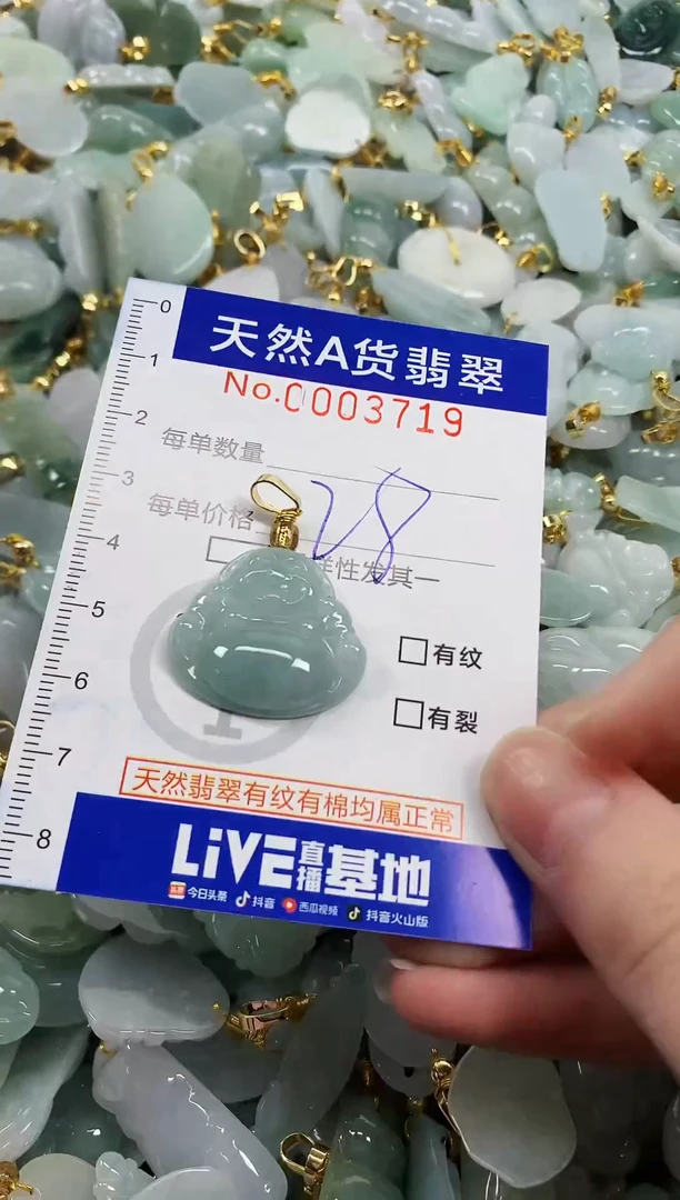 颈饰未镶嵌翡翠天然a货翡翠