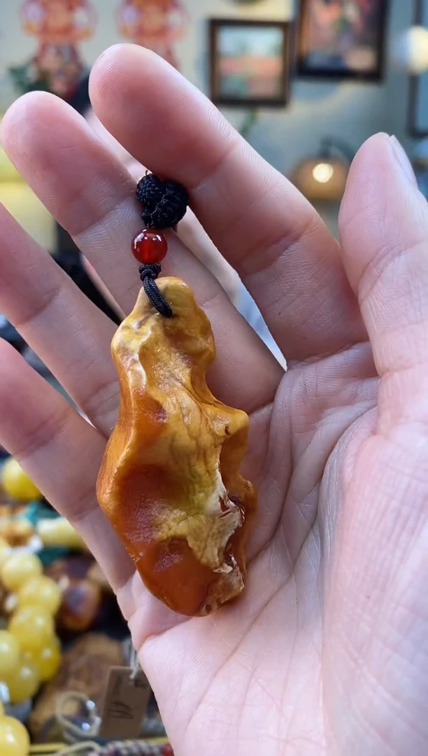 【闪购商品】琥珀颈饰未镶嵌吊坠