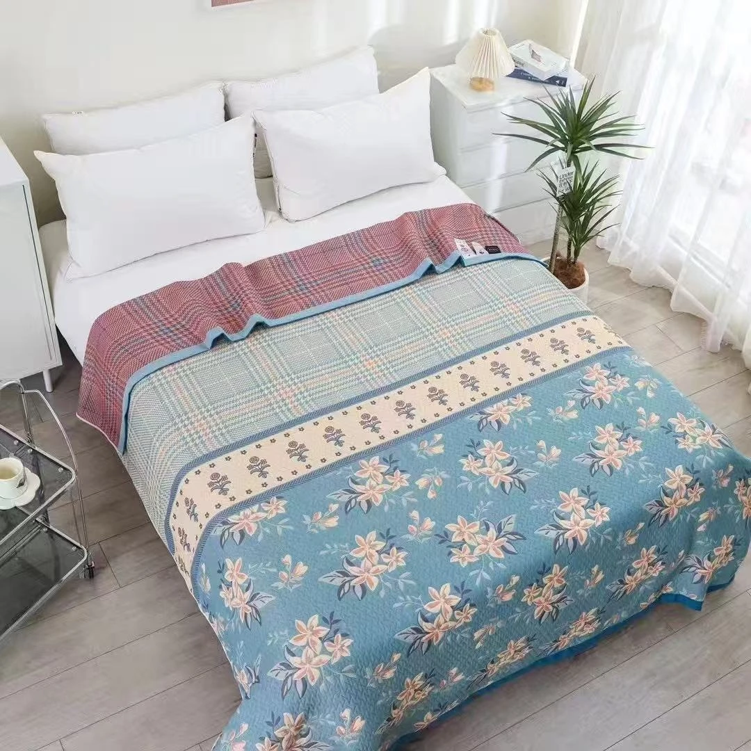 【原装正品】纯棉母婴A类纱布抗菌毯200cm*230cm旧巷繁花