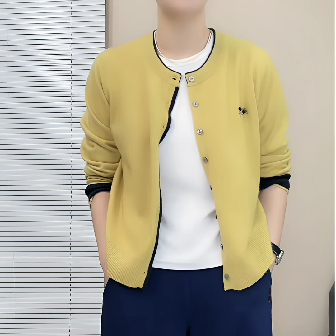 春秋圆领常规毛针织衫衣女士秋季气质时尚开衫外套休闲百搭女装