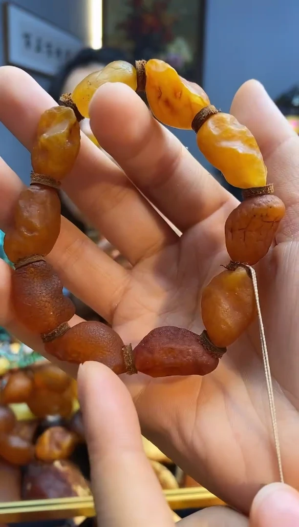 未镶嵌琥珀手串手串