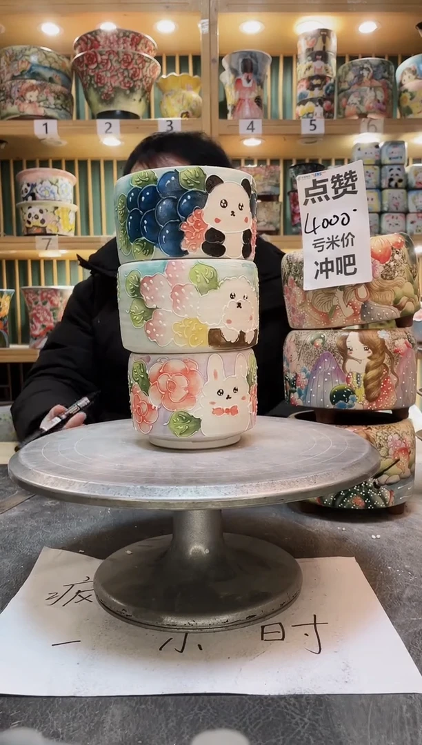 陶默认微瑕一物一拍0104-033-3个