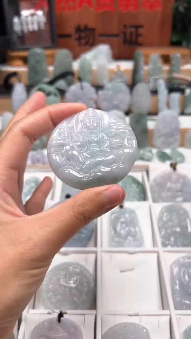 【闪购商品】翡翠颈饰未镶嵌天然A货翡翠1/18/38