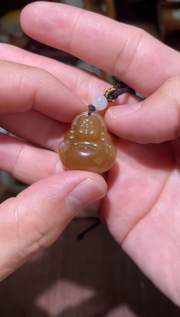 未镶嵌和田玉挂件佛公
