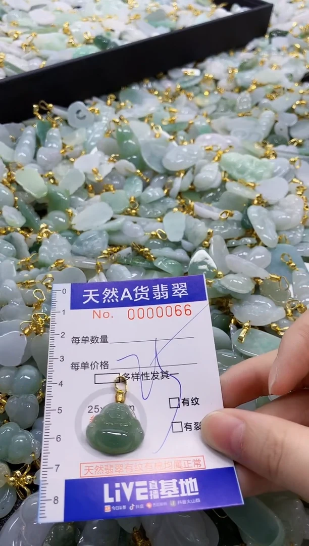 颈饰未镶嵌翡翠纯天然a货翡翠