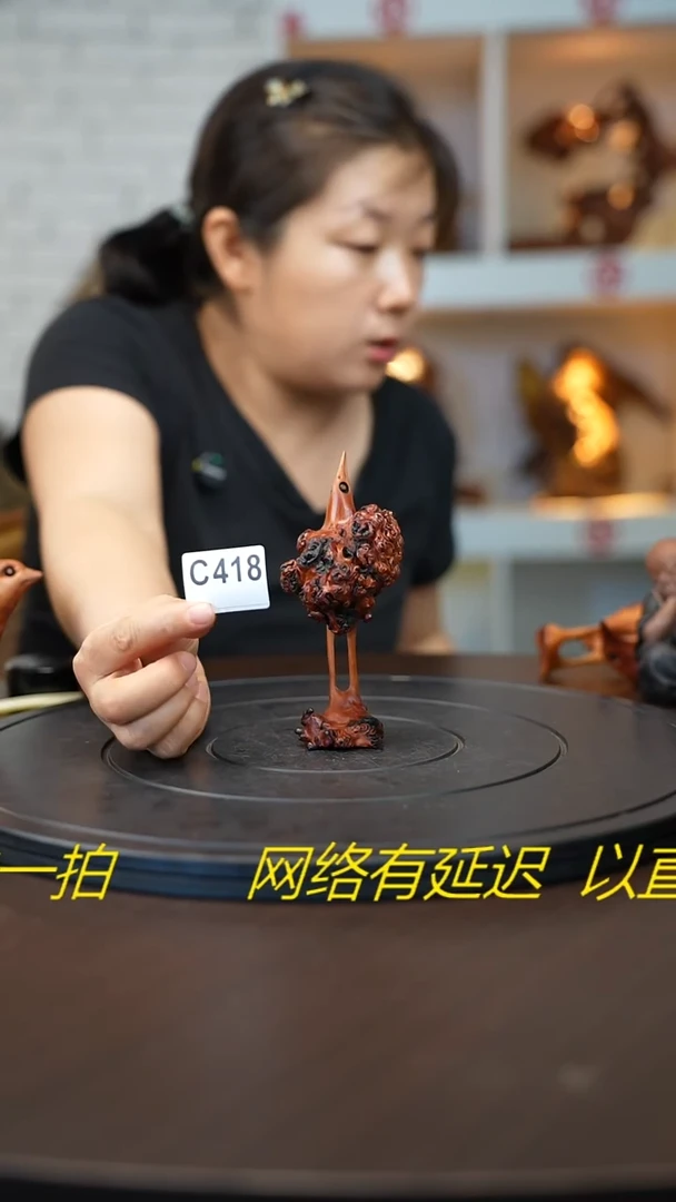 木木雕款伍*堂云南黑果木摆件