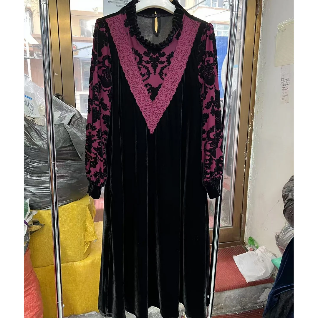 巍子原创烧花裙子359#