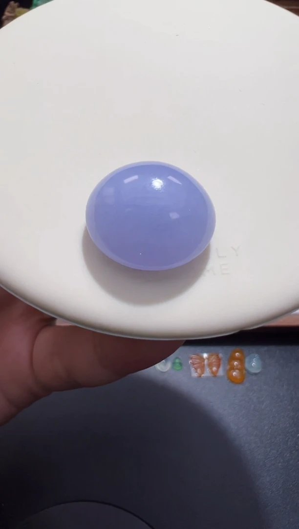 未镶嵌定制翡翠紫蛋