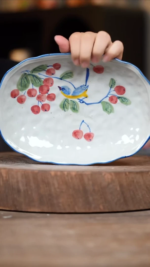 瓷片景德镇高温釉下彩（食品级）