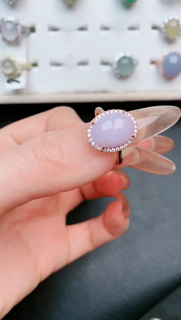 【闪购商品】翡翠戒指银S925镶嵌....