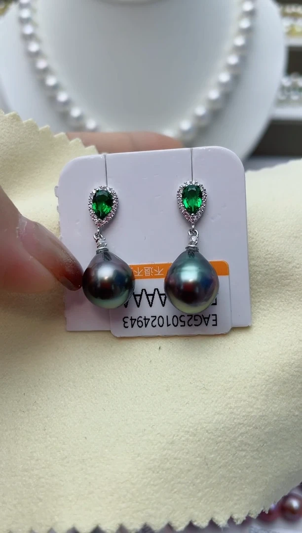 【闪购商品】海水珍珠耳饰银S925镶嵌W61