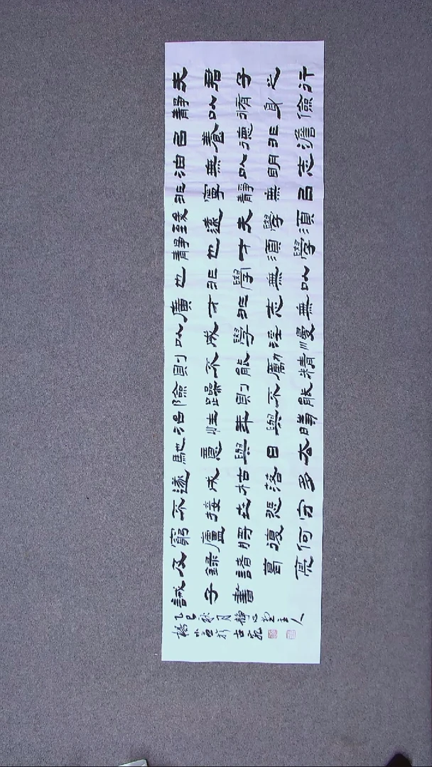 书法杨小立  河南南阳138*34四平尺