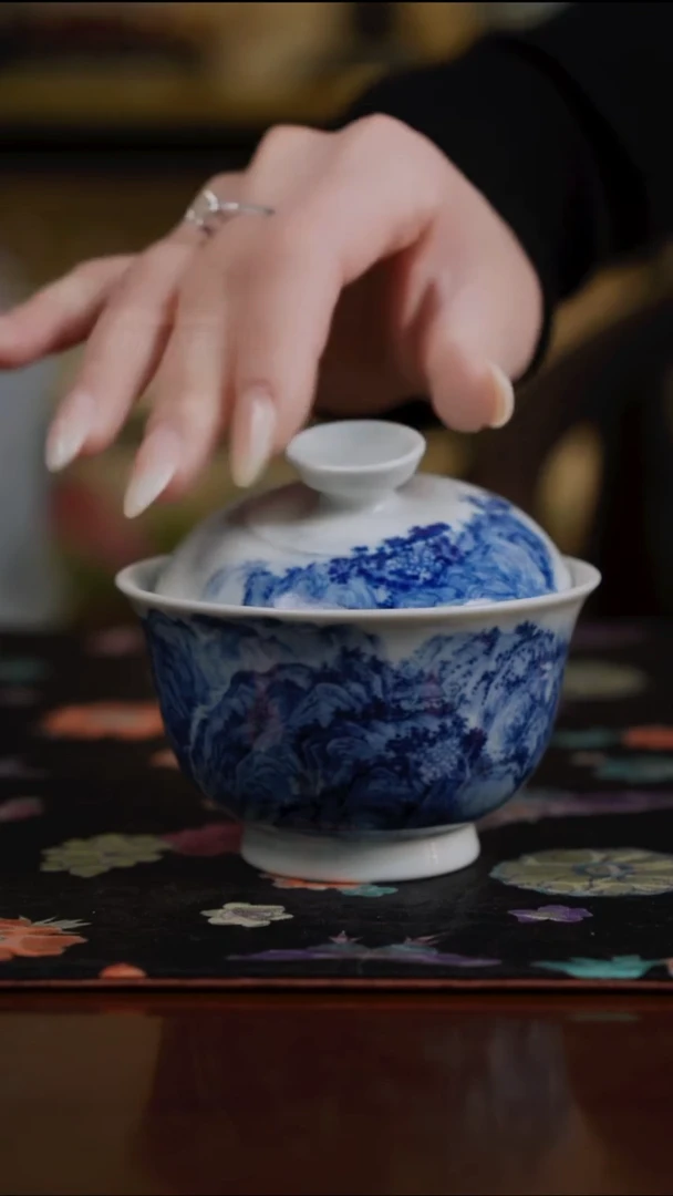 杯景德镇陶瓷杯碗柴烧多人