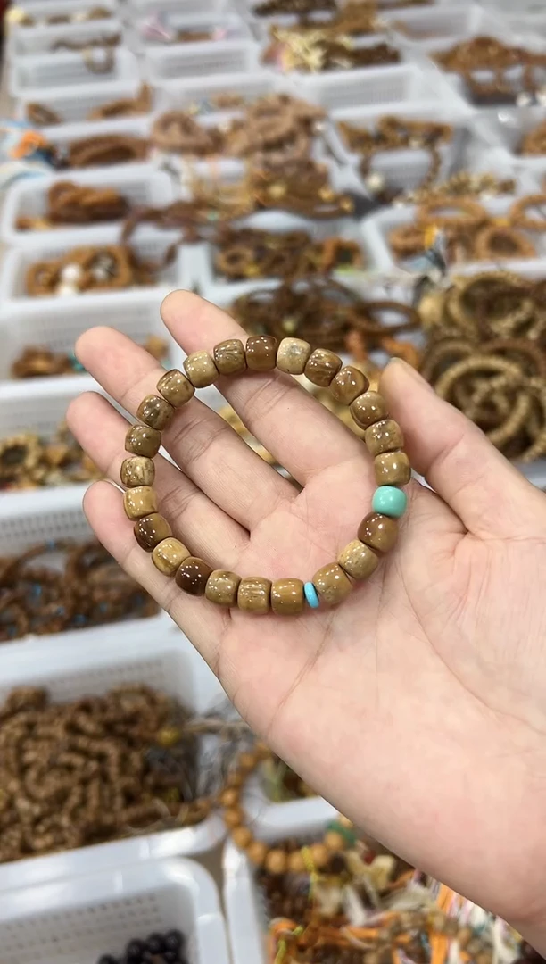 手串库克卡9mm库克楼兰妖花  单圈