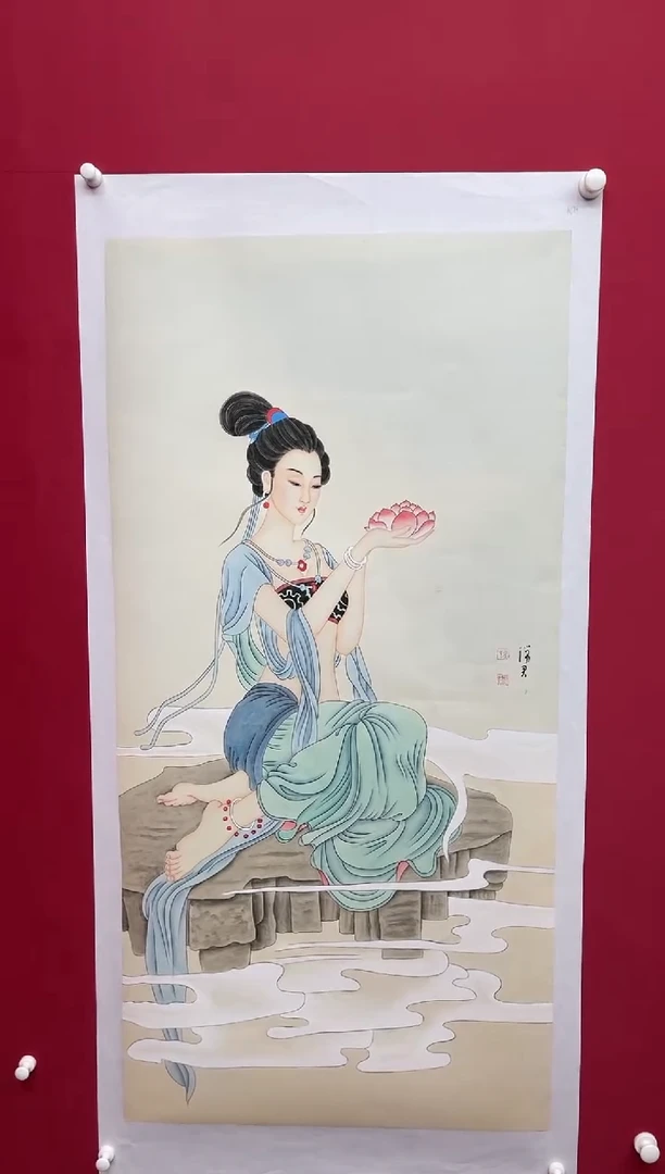 【闪购商品】国画吴-荣宝原作山水/无框/W带荣宝书