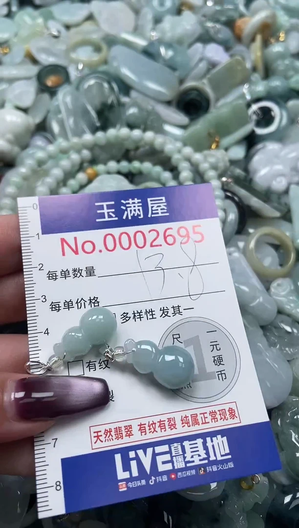 颈饰未镶嵌翡翠2695