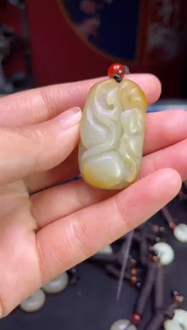 颈饰未镶嵌和田玉123