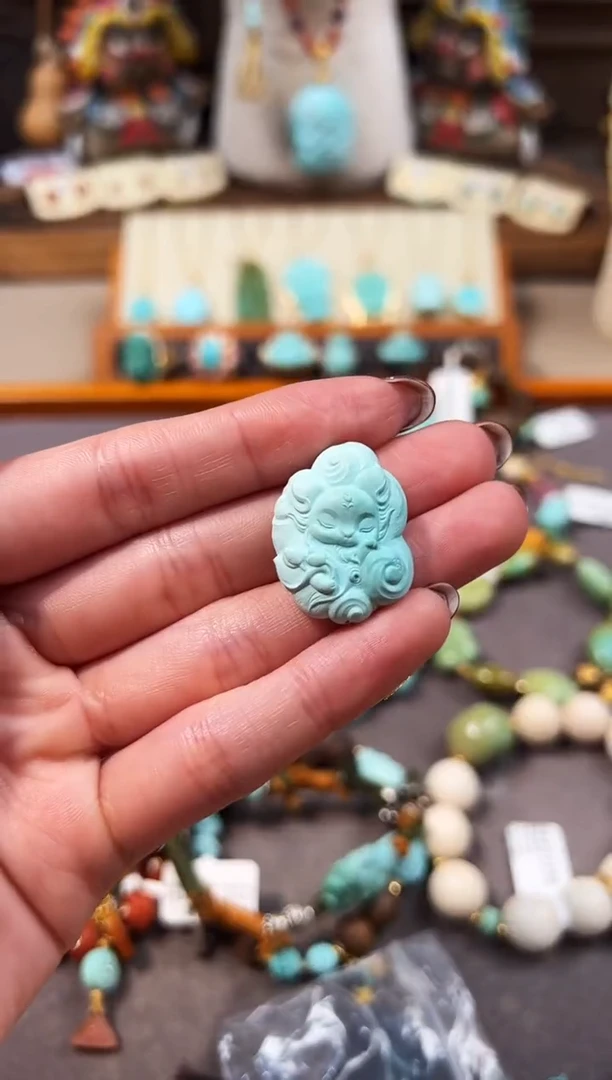 未镶嵌绿松石配饰凤九