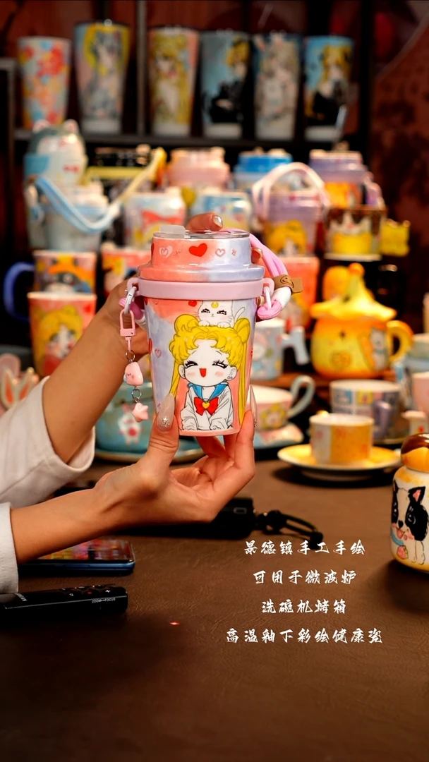 景德镇设计款手工手绘杯杯