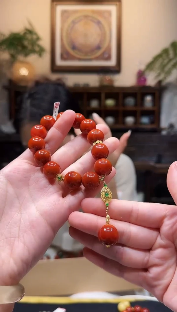 未镶嵌手链南红玛瑙手链